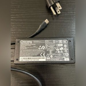 Chicony 45W Type-C Power Adapter Charger Acer Chromebook 11 C732 C732-c6WU